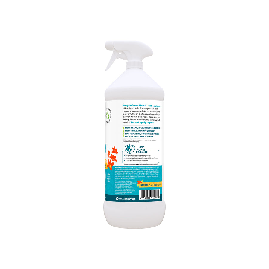 EasyDefense Flea & Tick Home Spray for Dogs & Cats Only Natural Pet