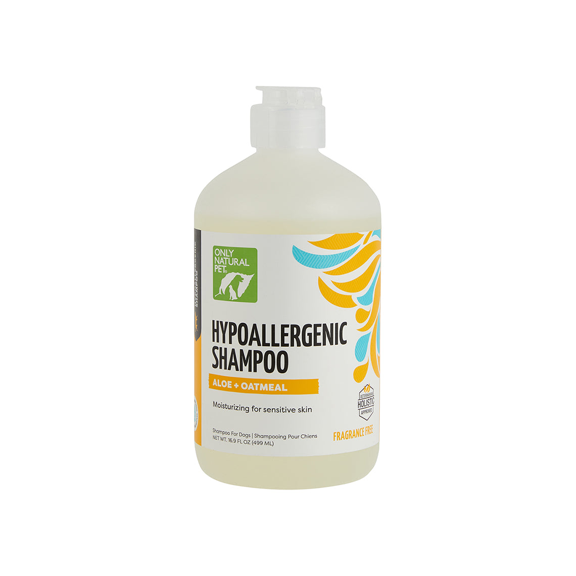 Hypoallergenic Shampoo Aloe Oatmeal for Dogs Only Natural Pet