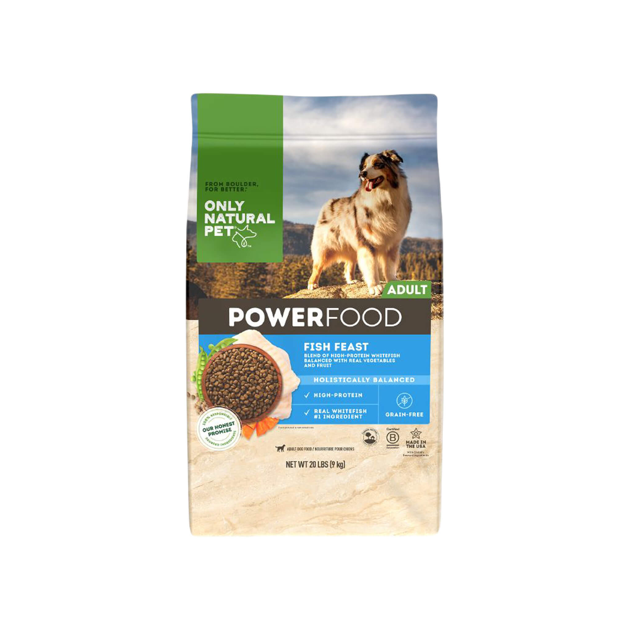 PowerFood Fish Feast Dog Food Only Natural Pet - Main Image