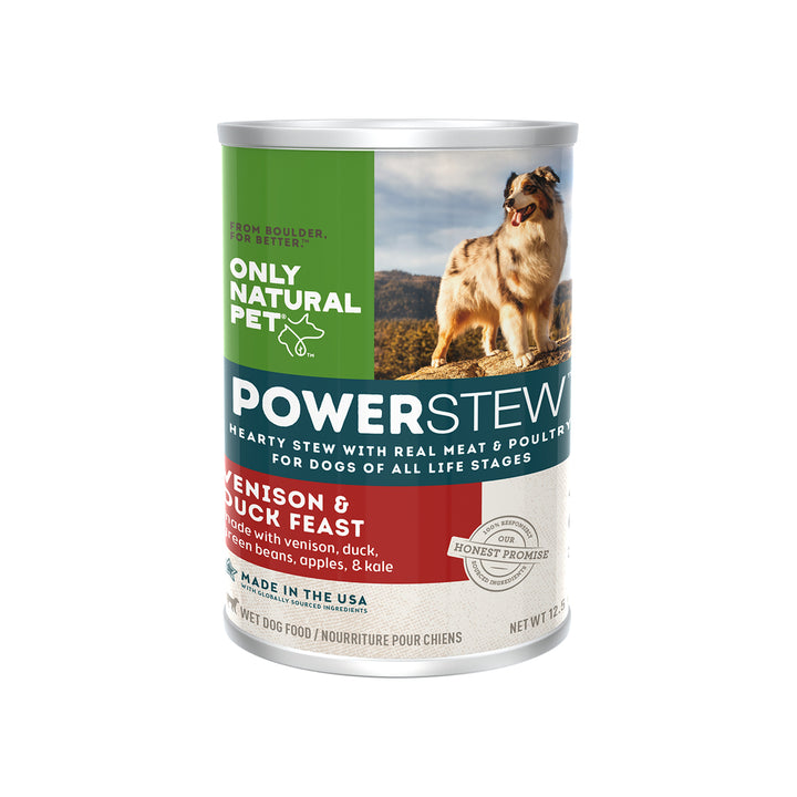 Only Natural Pet PowerStew Grain-Free Venison & Duck Feast Wet Dog Food