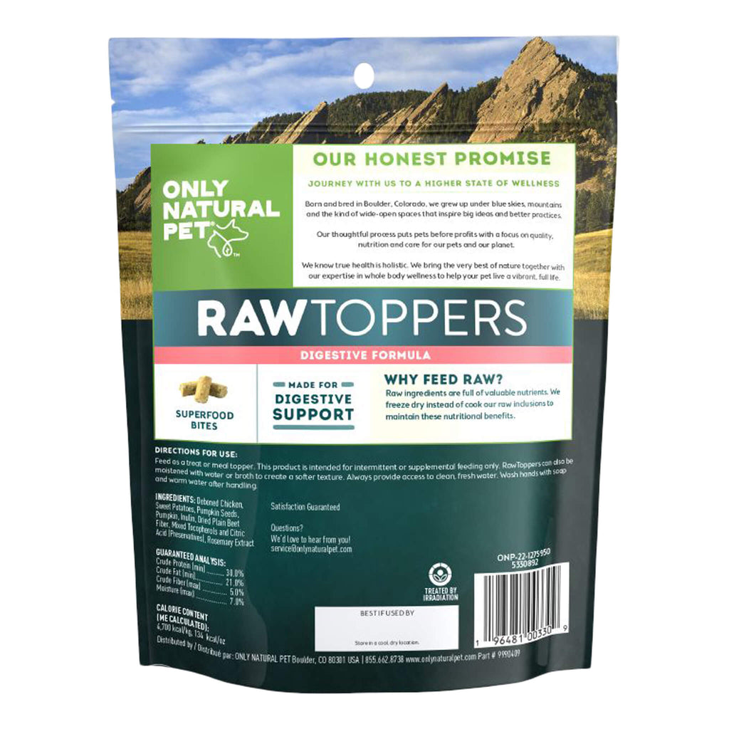 RawToppers Digestive Formula Dog Food Topper Only Natural Pet
