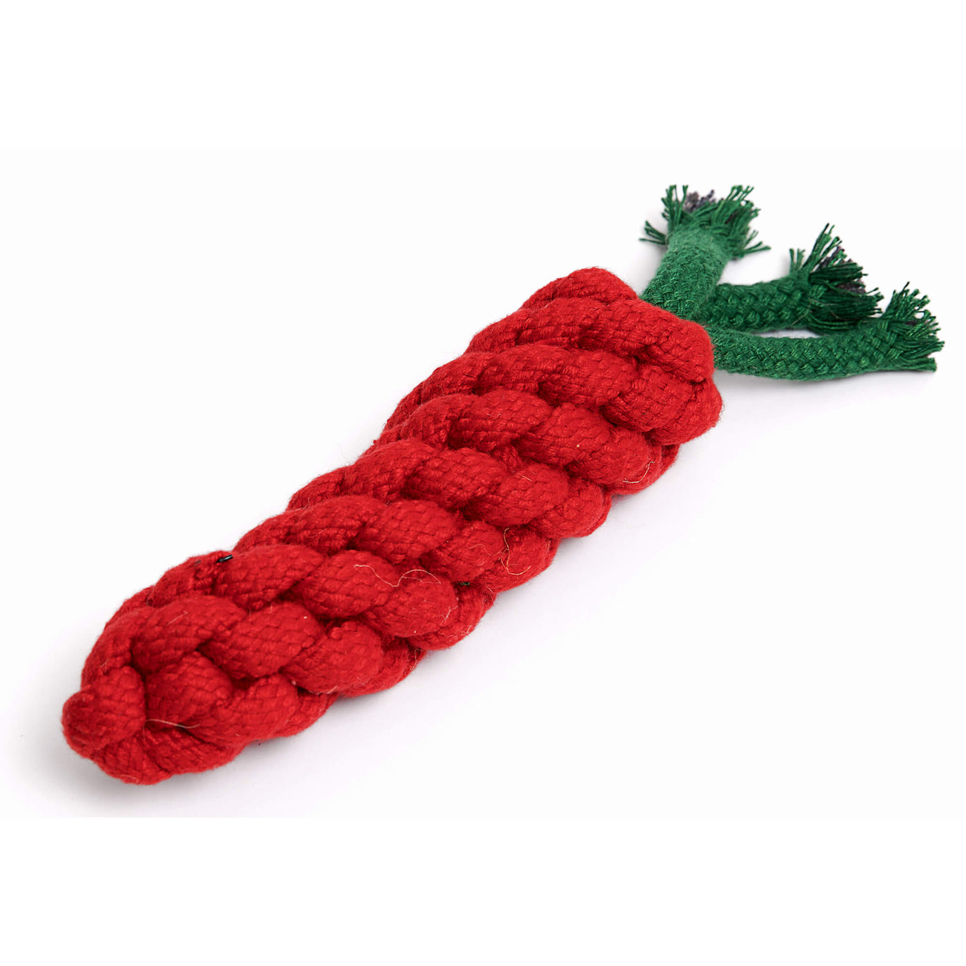 Only Natural Pet Eco-Friendly Regenerated Cotton Carrot Dog Toy