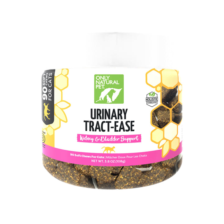Only Natural Pet Urinary Tract-Ease Kidney & Bladder Support for Cats Soft Chews Jar