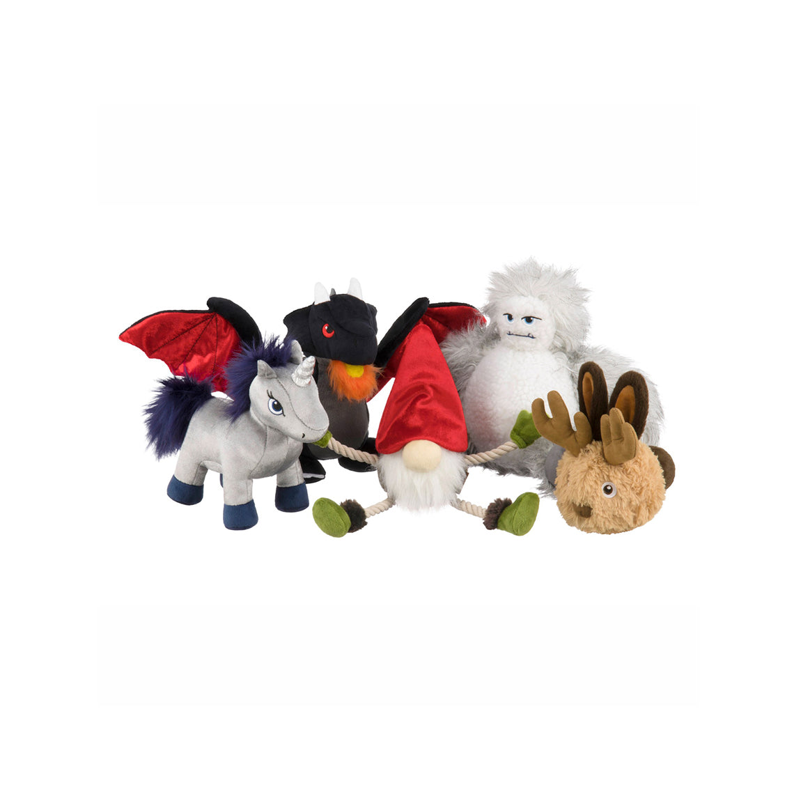 Juguete Para Perros Darby The Dragon - Peluche Con Chirriador, Relleno Ecológico, Lavable A Máquina