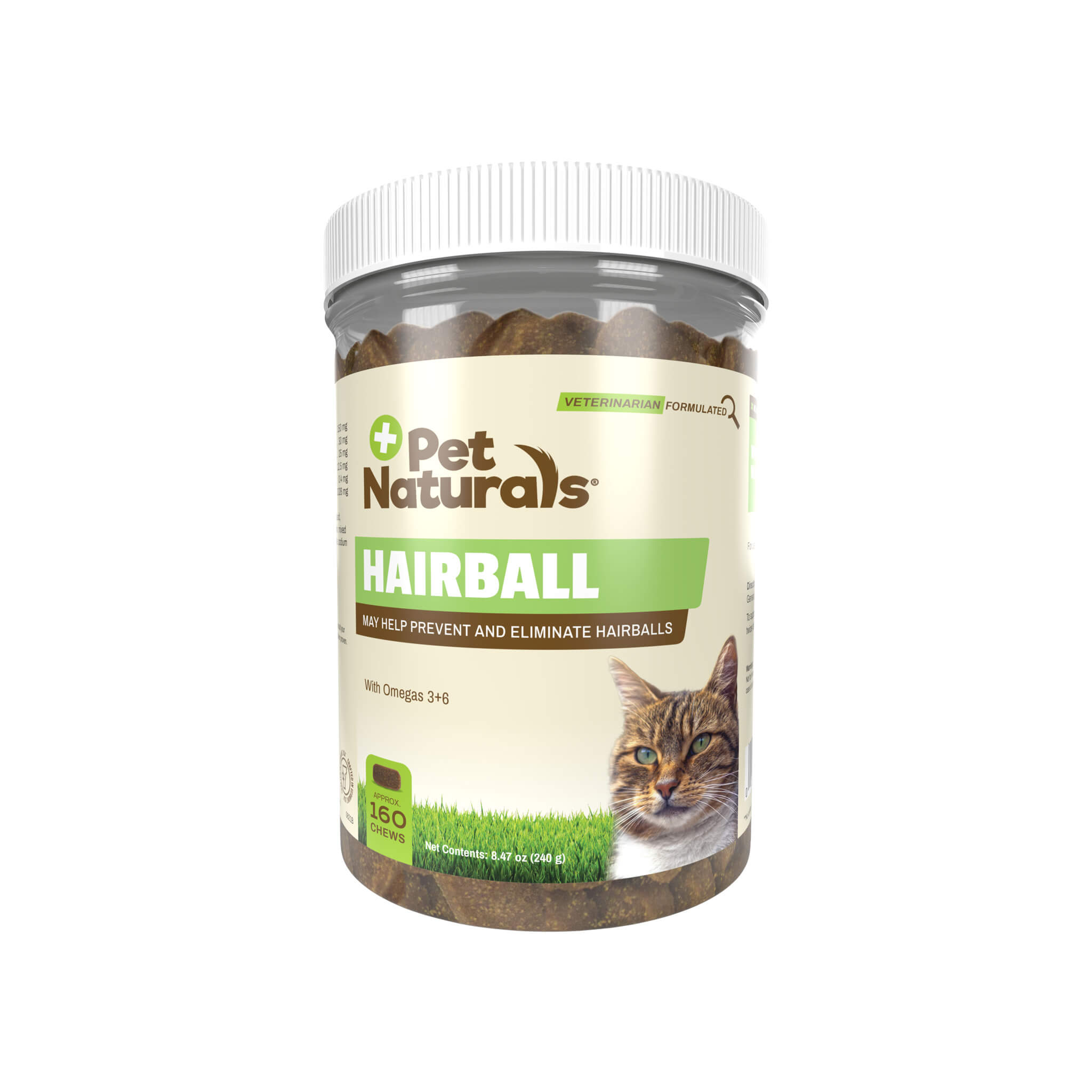 Pet Naturals Soft Chew Hairball Treats for Cats Only Natural Pet