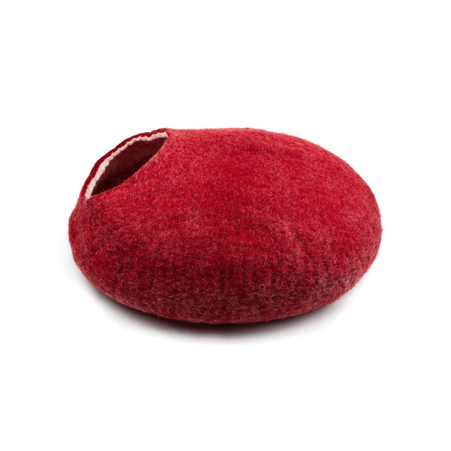 Yeti Pet Cave's Handmade Wool Cat Beds Only Natural Pet