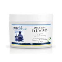 TrueBlue Safe and Sure Eye Wipes Container Front