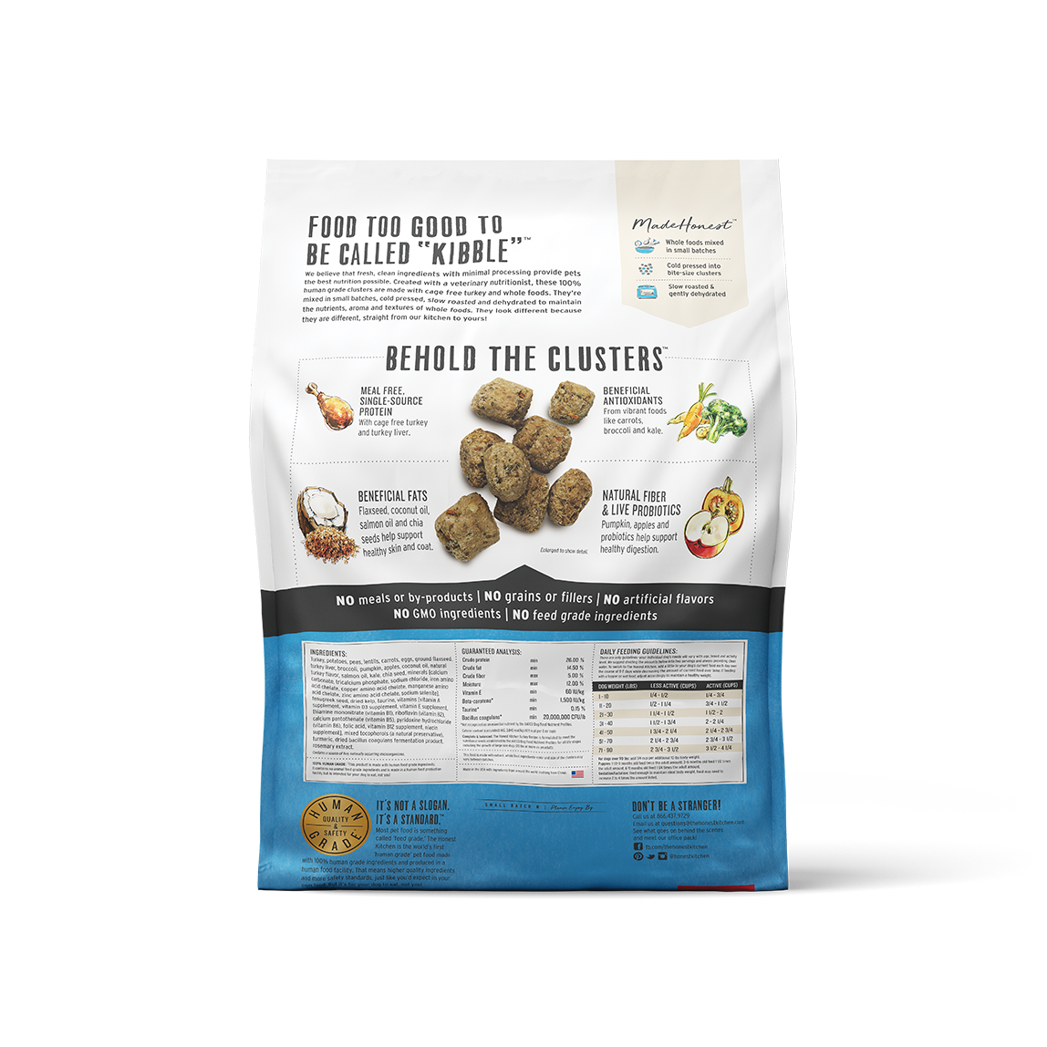 Honest Kitchen s Whole Food Grain Free Clusters Dry Dog Food Only Natural Pet