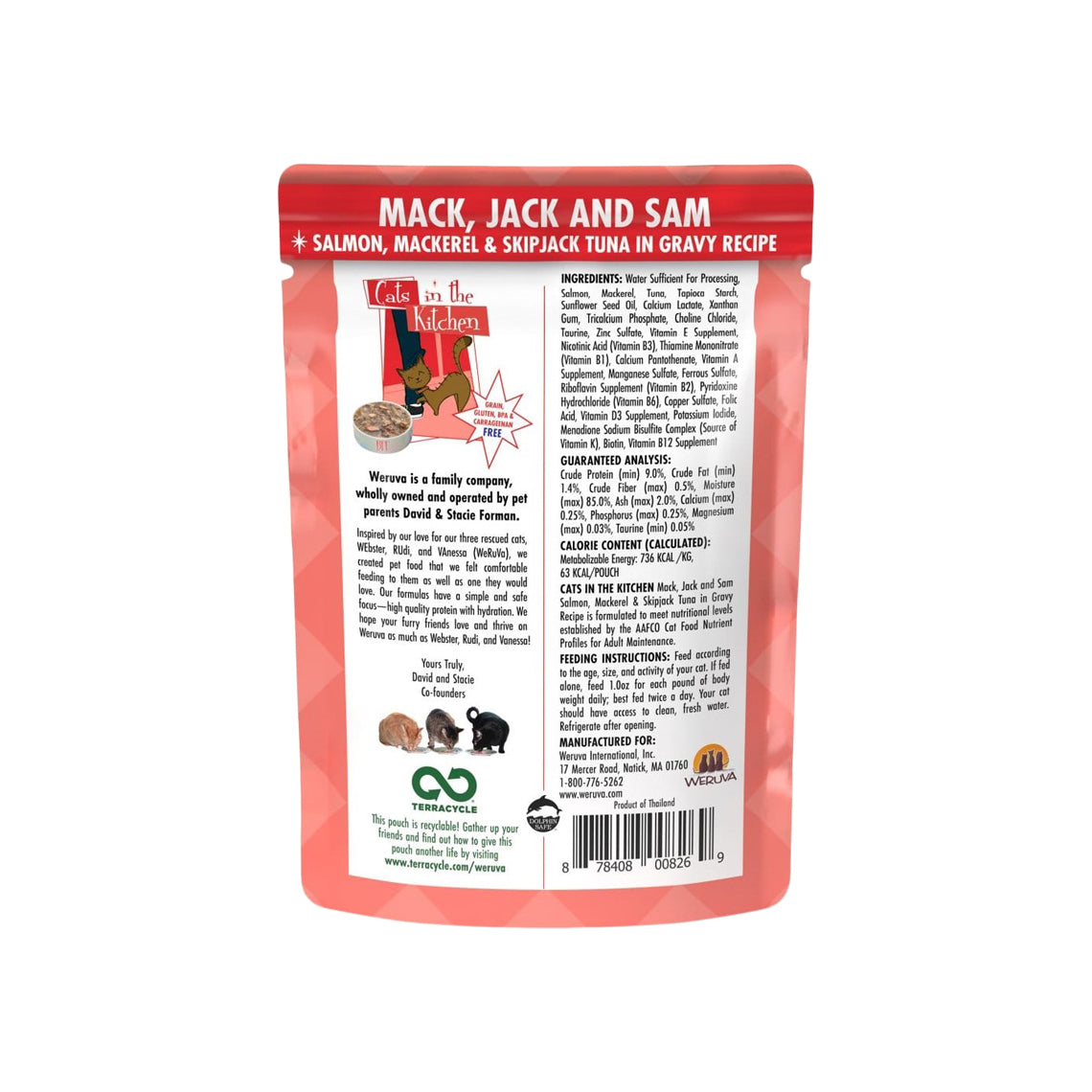 Weruva cat food sales pouches