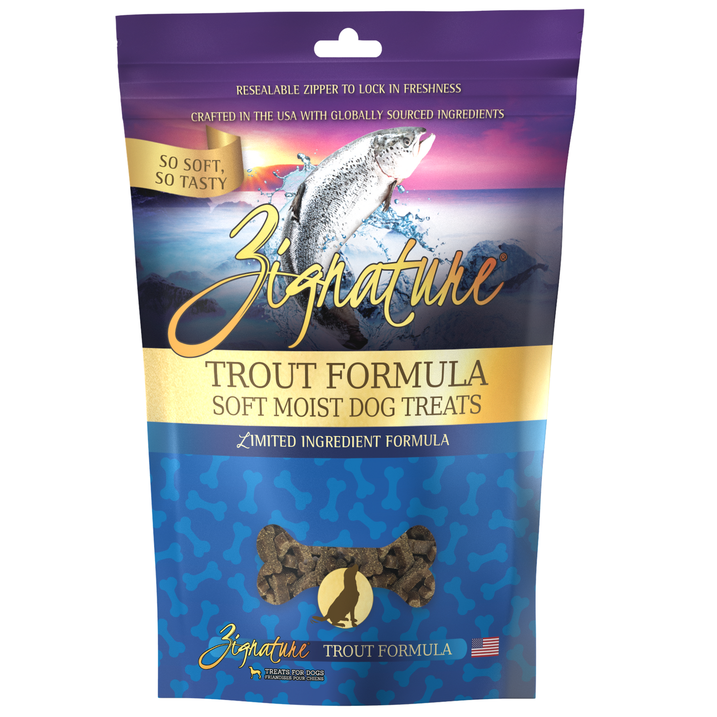 Zignature Soft Moist Treats For Dog Only Natural Pet