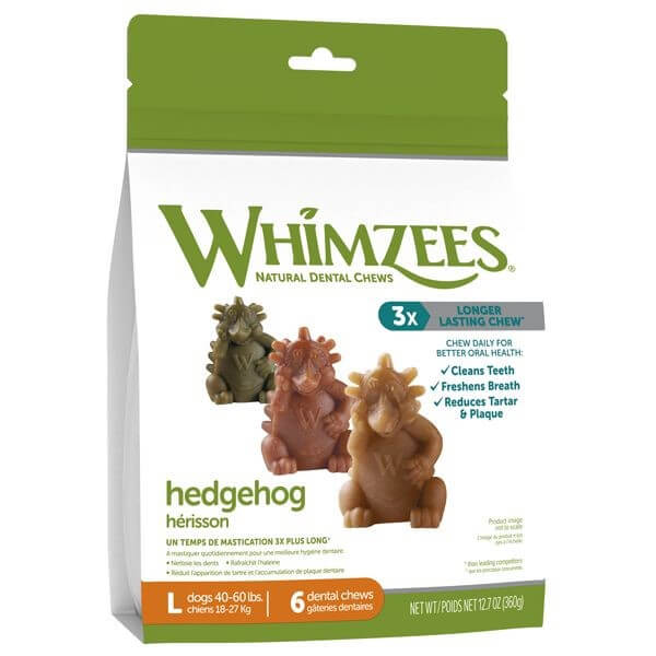 Whimzees Vegetarian Dental Chews for Dogs Only Natural Pet